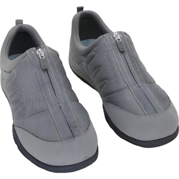 Easy Spirit BeStrong 2 Slate Gray Zip Slip-On Comfort Sneakers Women's US 11W - Picture 1 of 6